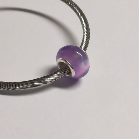 Purple Charm for‎ Pandora Style Bracelet - Picture 4 of 4